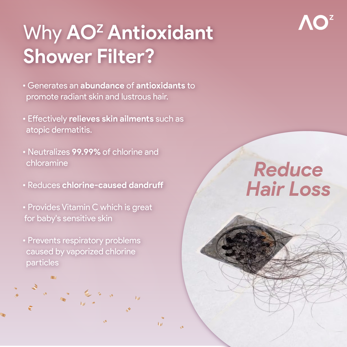 Antioxidant Shower Filter