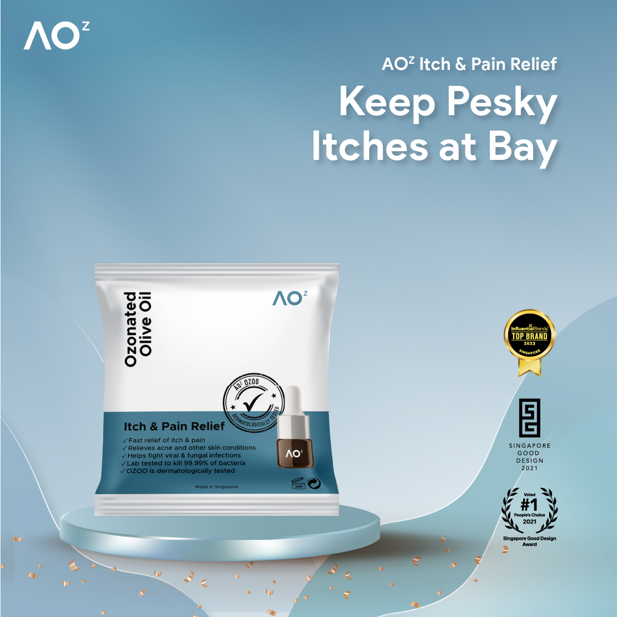 AOᶻ Essential Oil 1ml Tester (Ozonated Olive Oil)