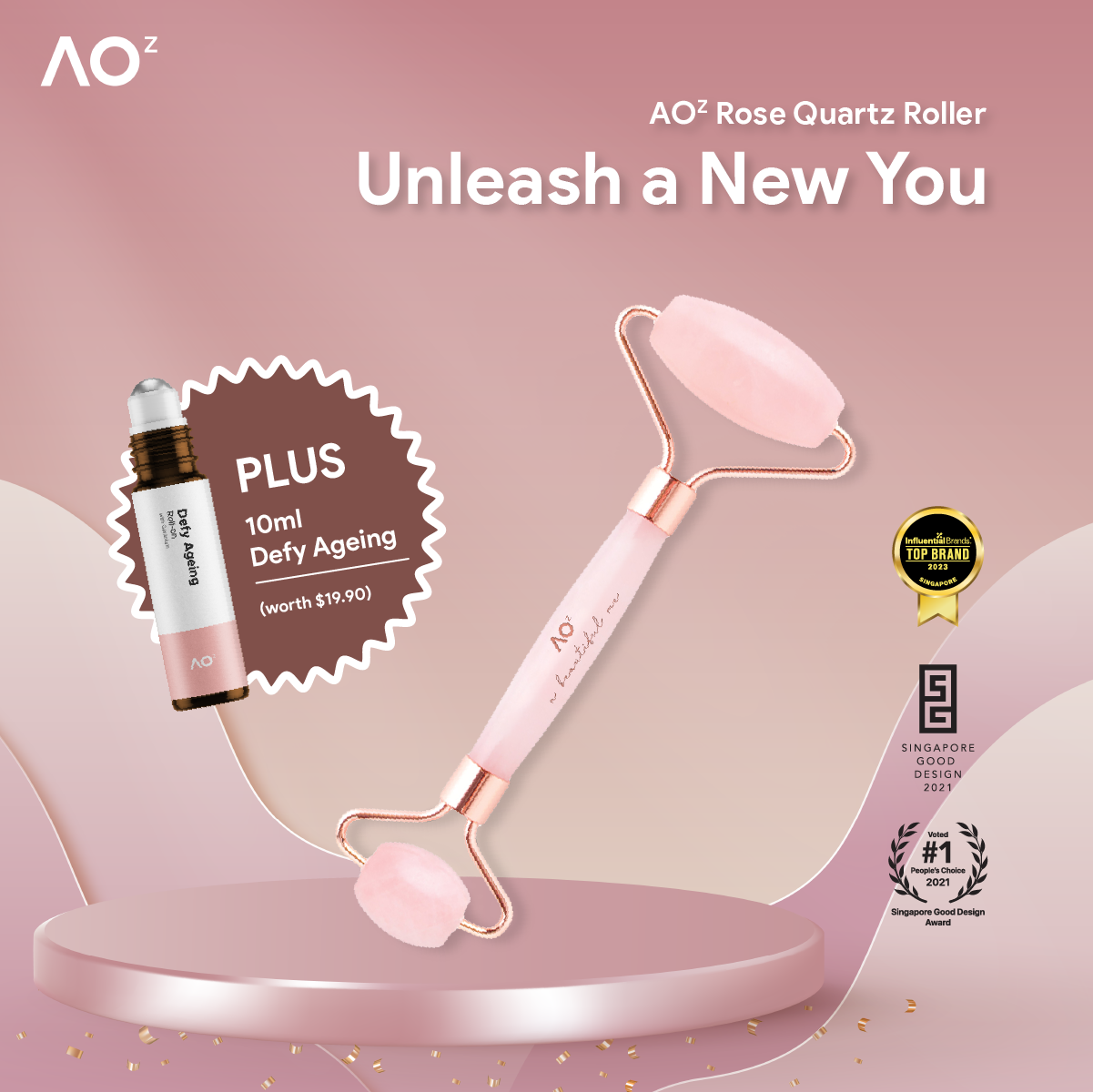 Rose Quartz Roller