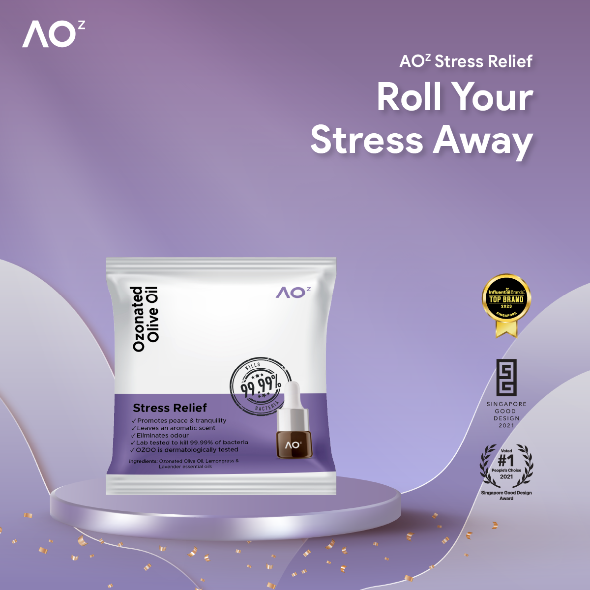 AOᶻ Essential Oil 1ml Tester (Ozonated Olive Oil)